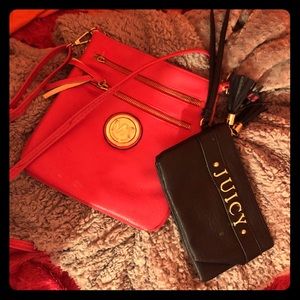 Mk crossover bag and juicy couture wristlet